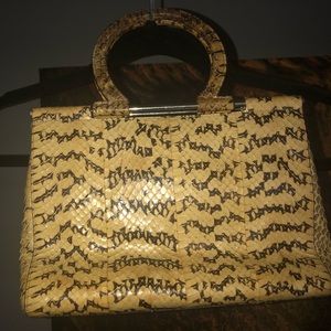 Vintage snakeskin Salvatore Ferragamo